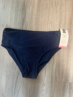 Women's Navy Bikini Bottoms - Classic Fit